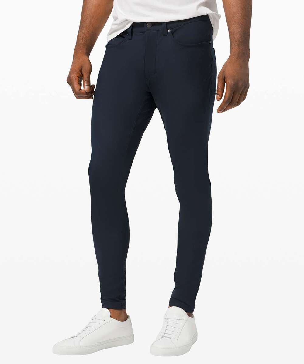 Lululemon ABC Pant Skinny Warpstreme True Navy Men's Size 32 x 31 EUC